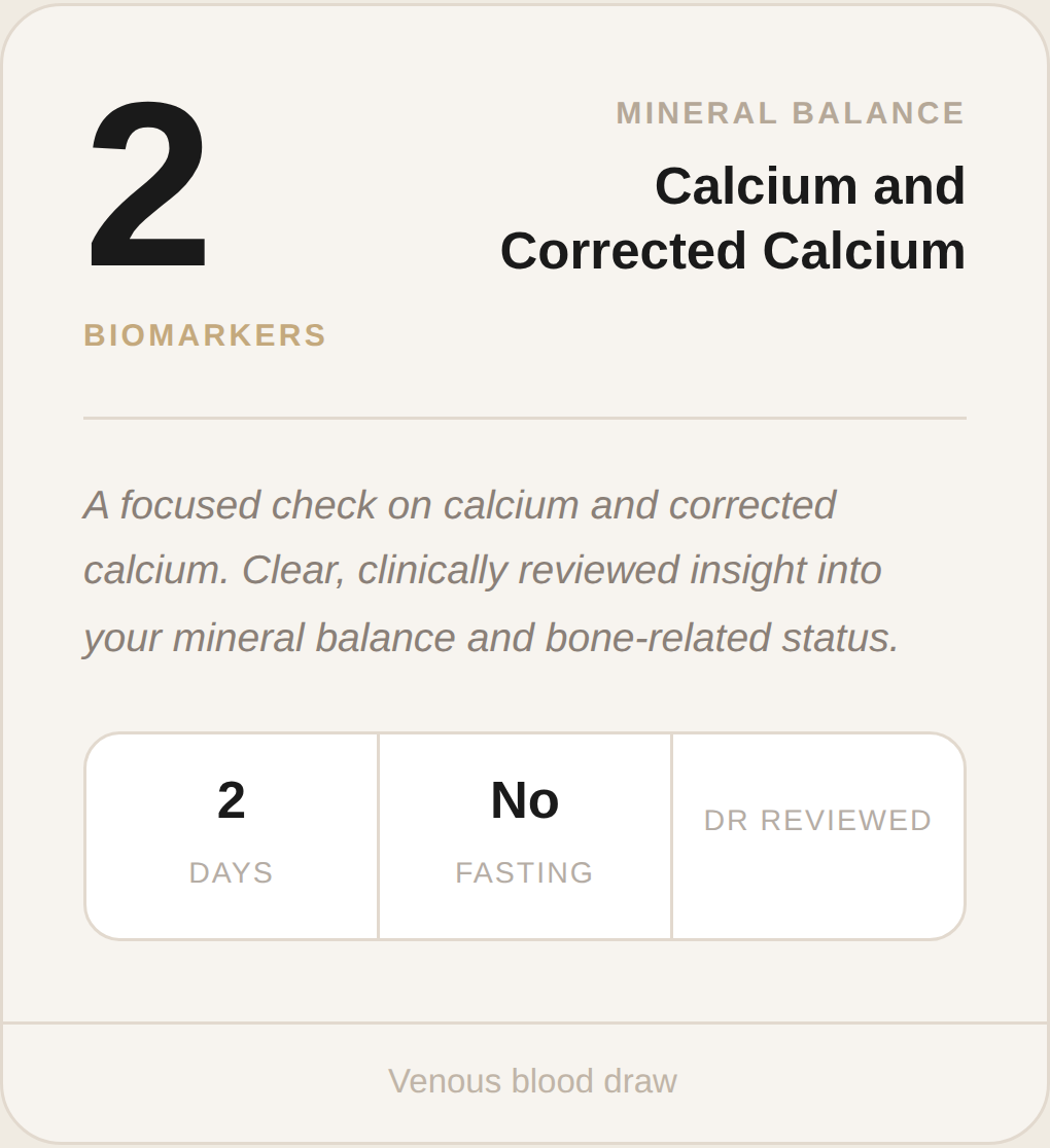 Calcium and Corrected Calcium