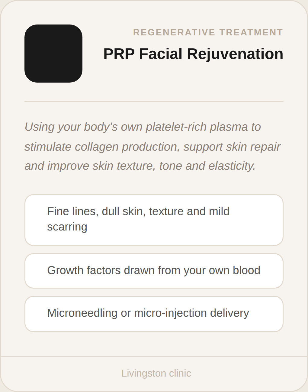 PRP Facial Rejuvenation